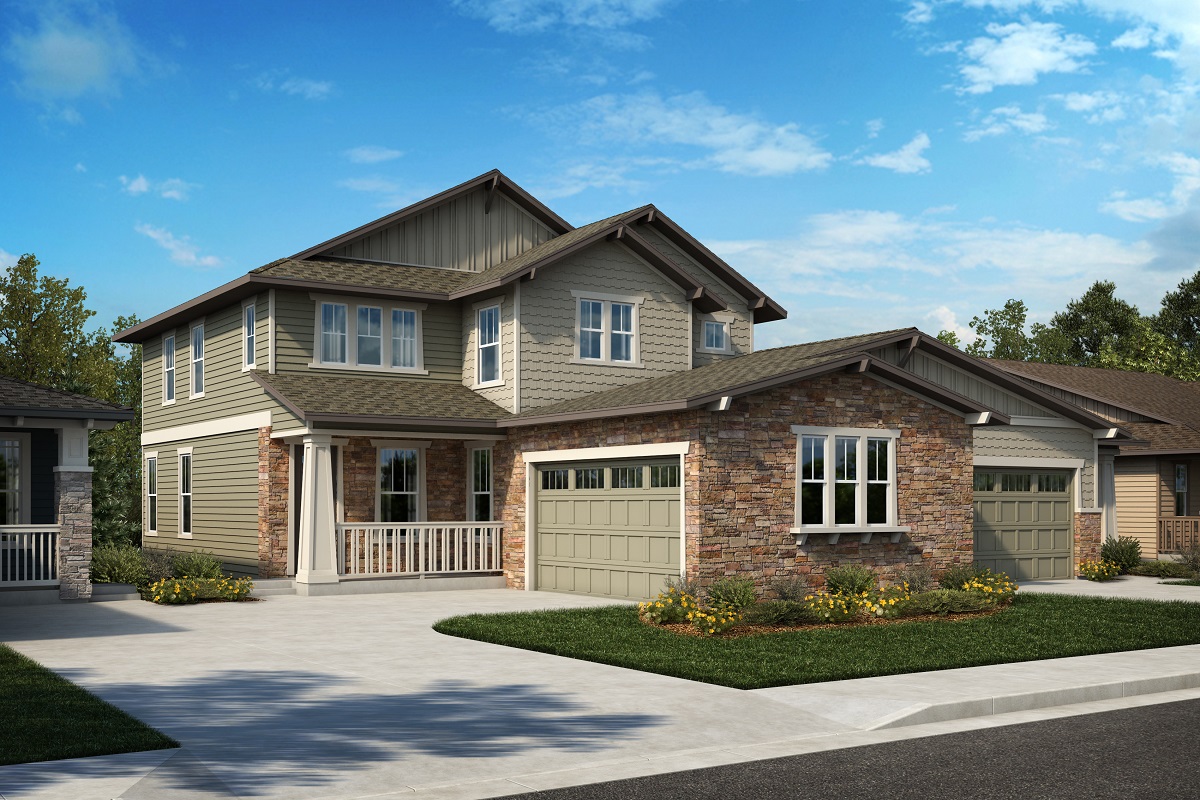 Plan 2343 & Plan 1632 Exterior 23B