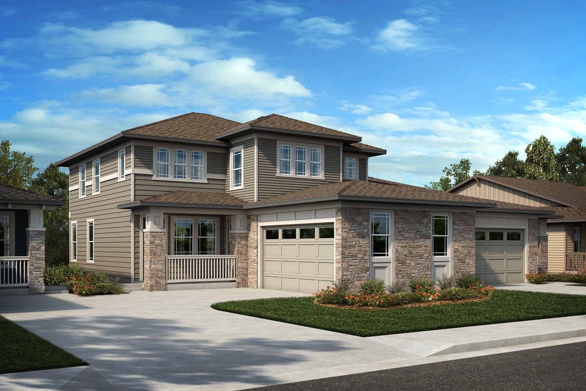 Plan 2343 & Plan 1632 Exterior 23C