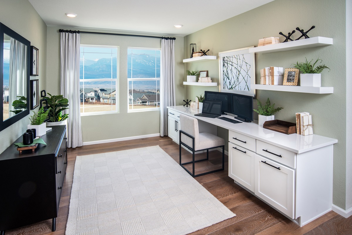 New Homes in Erie, CO - Colliers Hill Villas Plan 1934 Home Office