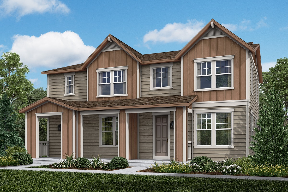 Plan 1754 & Plan 1671 Exterior 4B