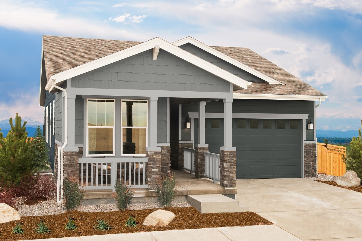 New Homes in 21568 E. 61st Dr., CO - Plan 1382 Modeled
