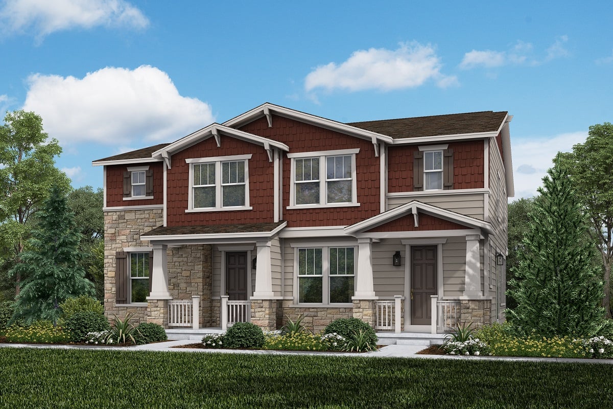 New Homes in Aurora, CO - Painted Prairie Villas Plan 1754 & Plan 1430