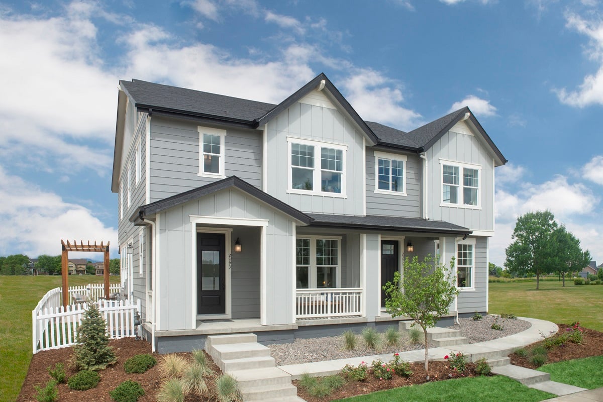 Browse new homes for sale in Prairie Village Villas