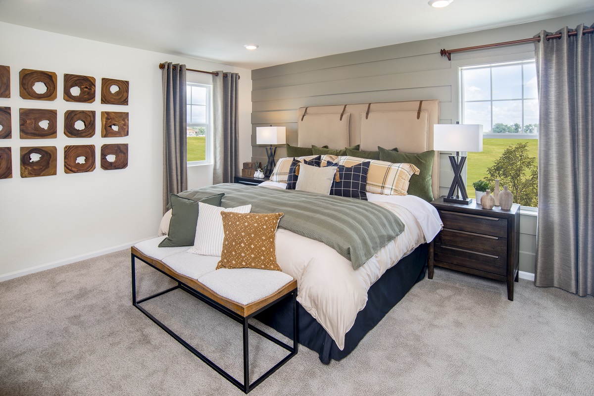 New Homes in Longmont, CO - Prairie Village Villas Plan 1671 Primary Bedroom 