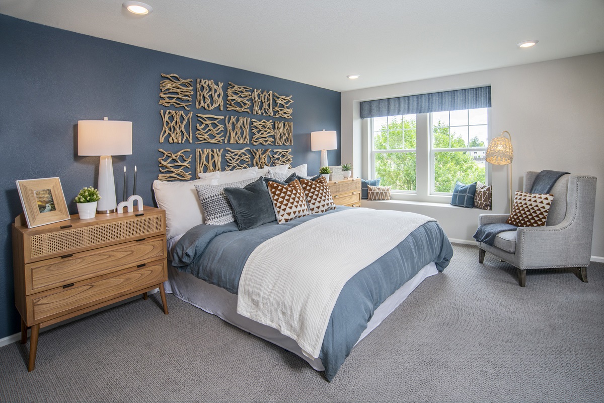 New Homes in Longmont, CO - Prairie Village Villas Plan 1754 Primary Bedroom 