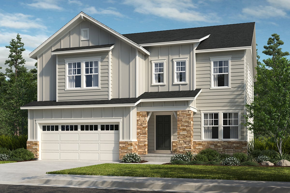 New Homes in Castle Rock, CO - Terrain Oak Valley Plan 2841 Elevation A