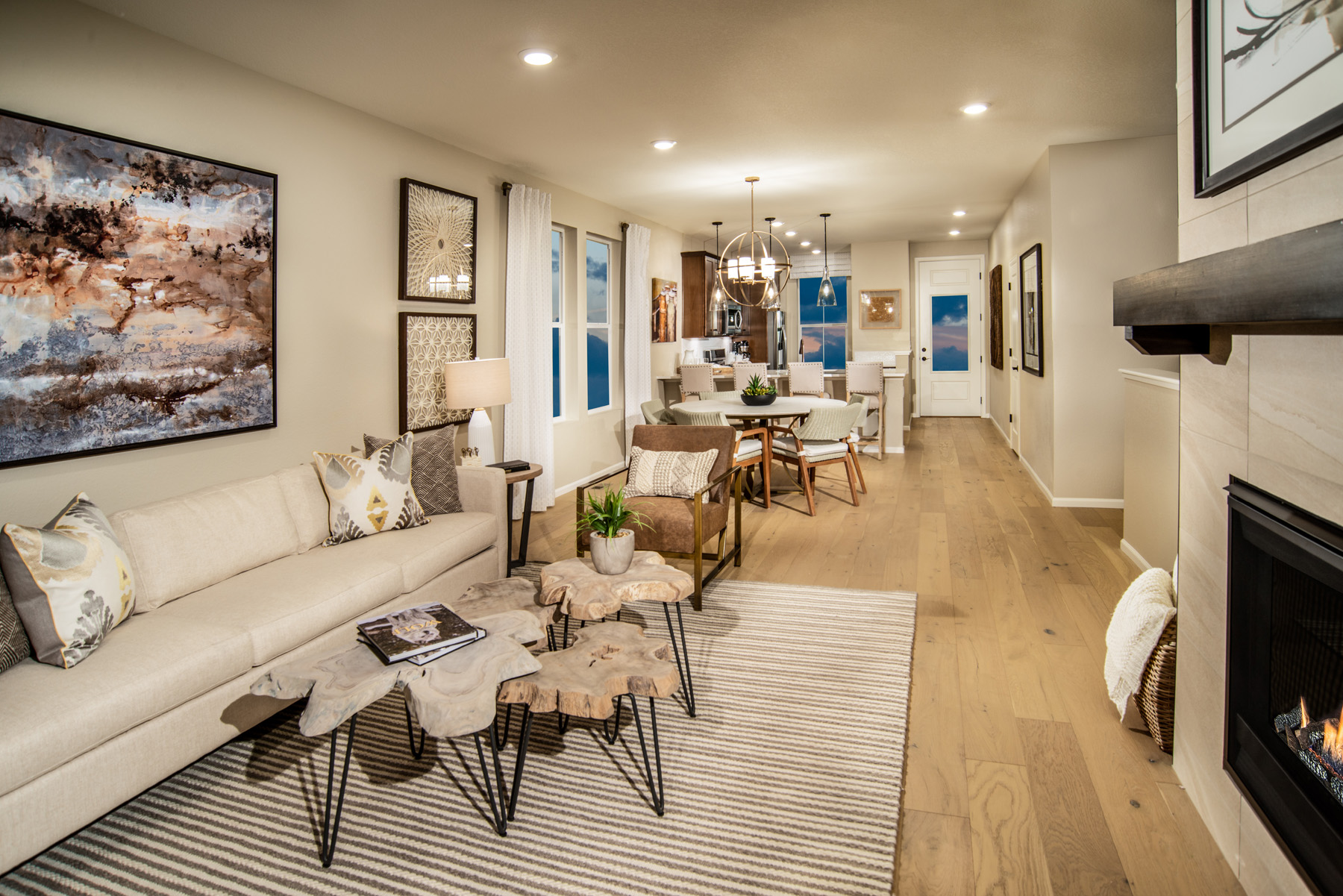 New Homes in Brighton, CO - The Villages at Prairie Center Plan 1532 Great Room