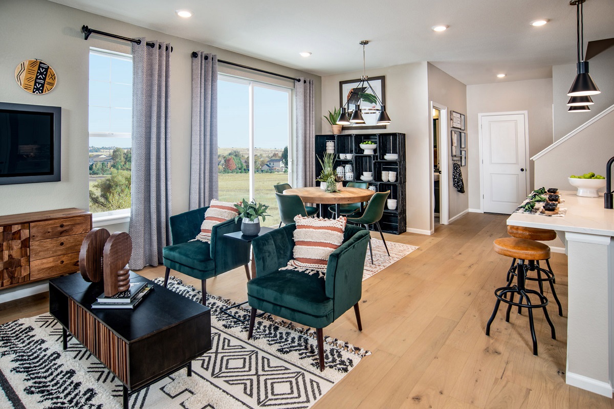 New Homes in Parker, CO - Trails at Crowfoot Villas Plan 1468 Great Room