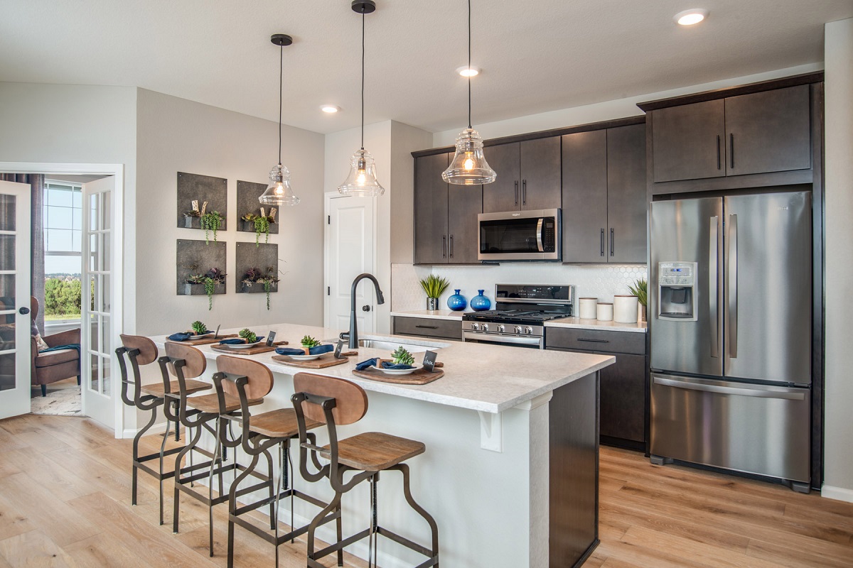 New Homes in Parker, CO - Trails at Crowfoot Villas Plan 1754 Kitchen 