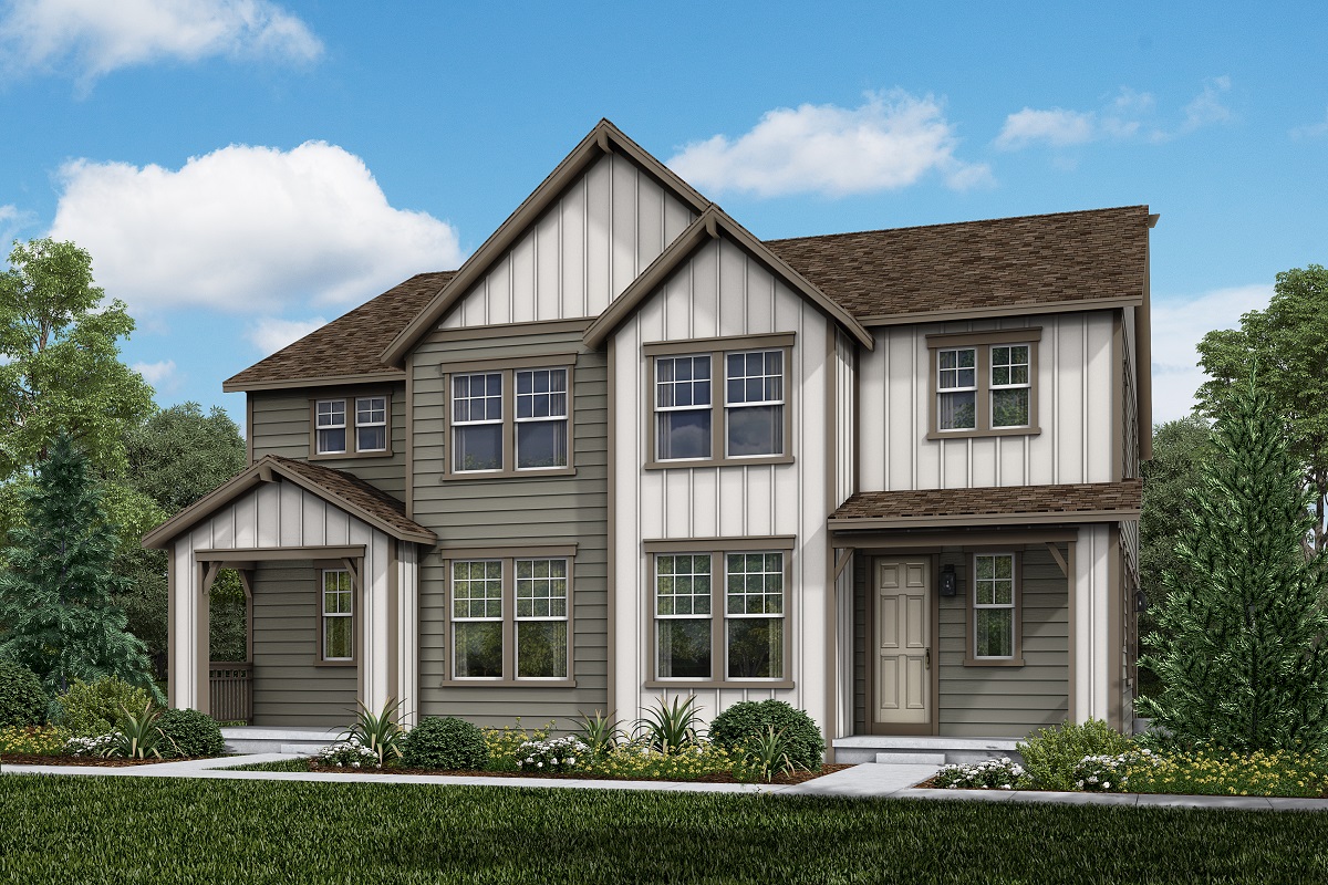 New Homes in Parker, CO - Trails at Crowfoot Villas Plan 1885 & Plan 1885 Elevation 13B