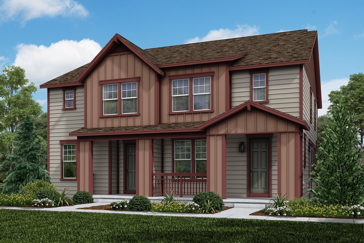 Plan 1468 & Plan 1754 Exterior 3B