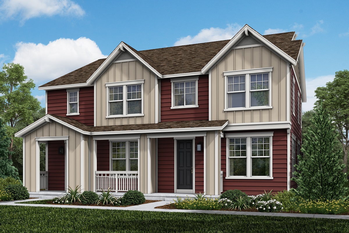 Plan 1754 & Plan 1671 Exterior 4B