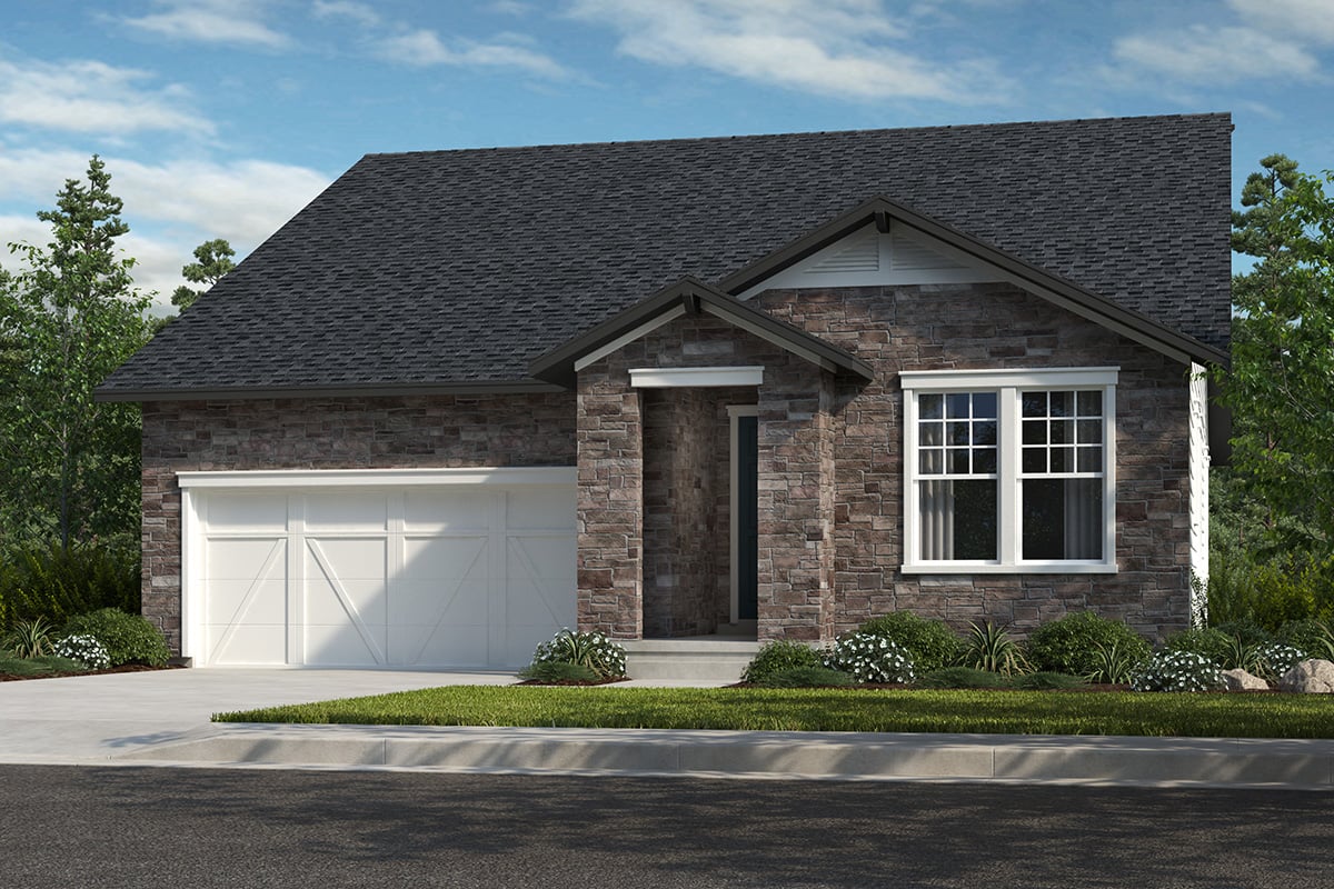 New Homes in Thornton, CO - Windsong Plan 1747 Elevation A