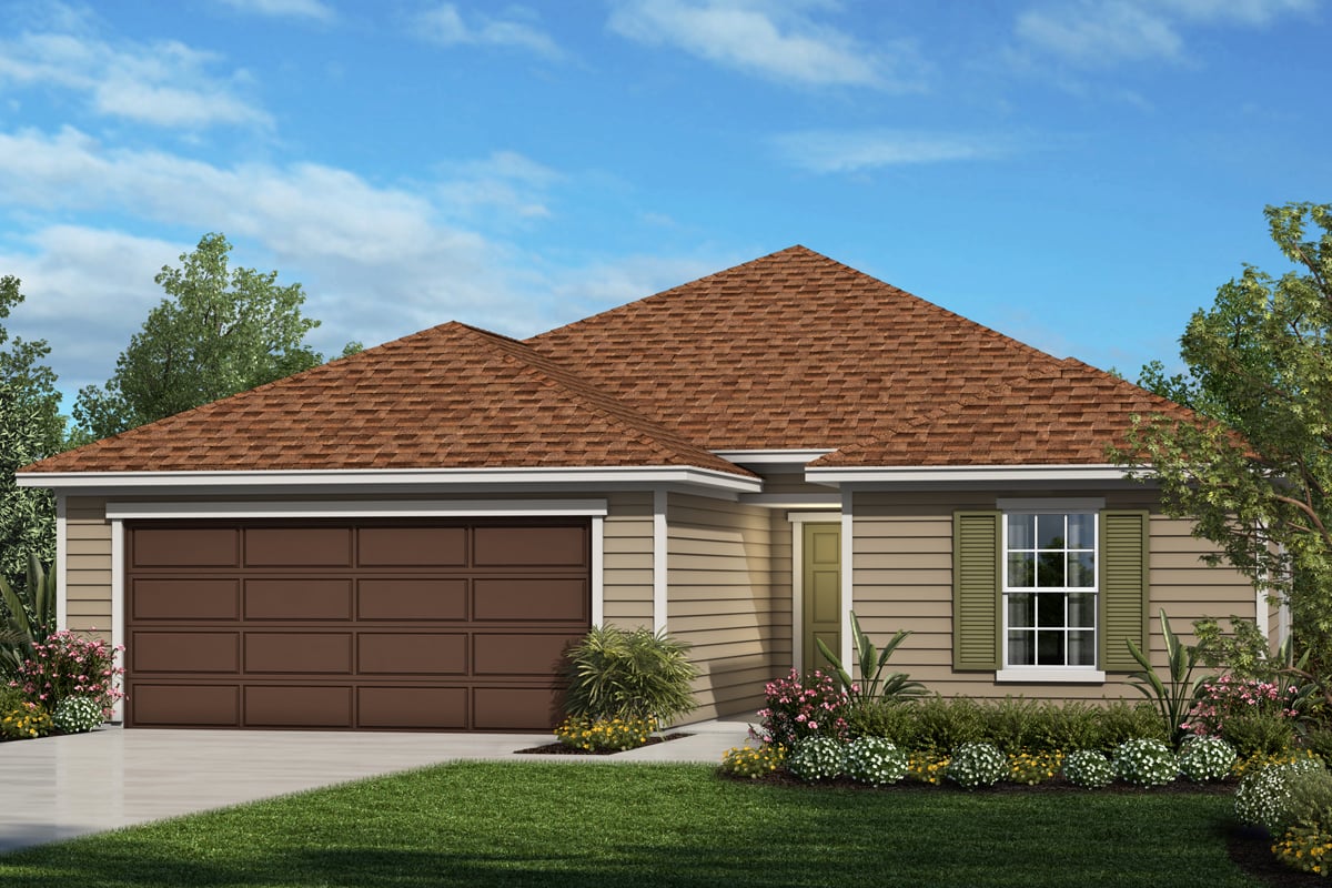 New Homes in Flagler Beach, FL - Beach Park Village Plan 1707 Elevation L