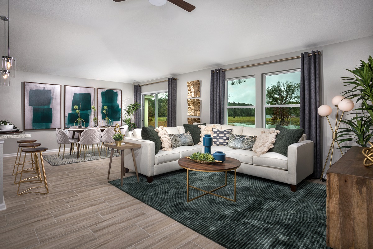 New Homes in Green Cove Springs, FL - Anabelle Island - Executive Series Plan 1541 Great Room