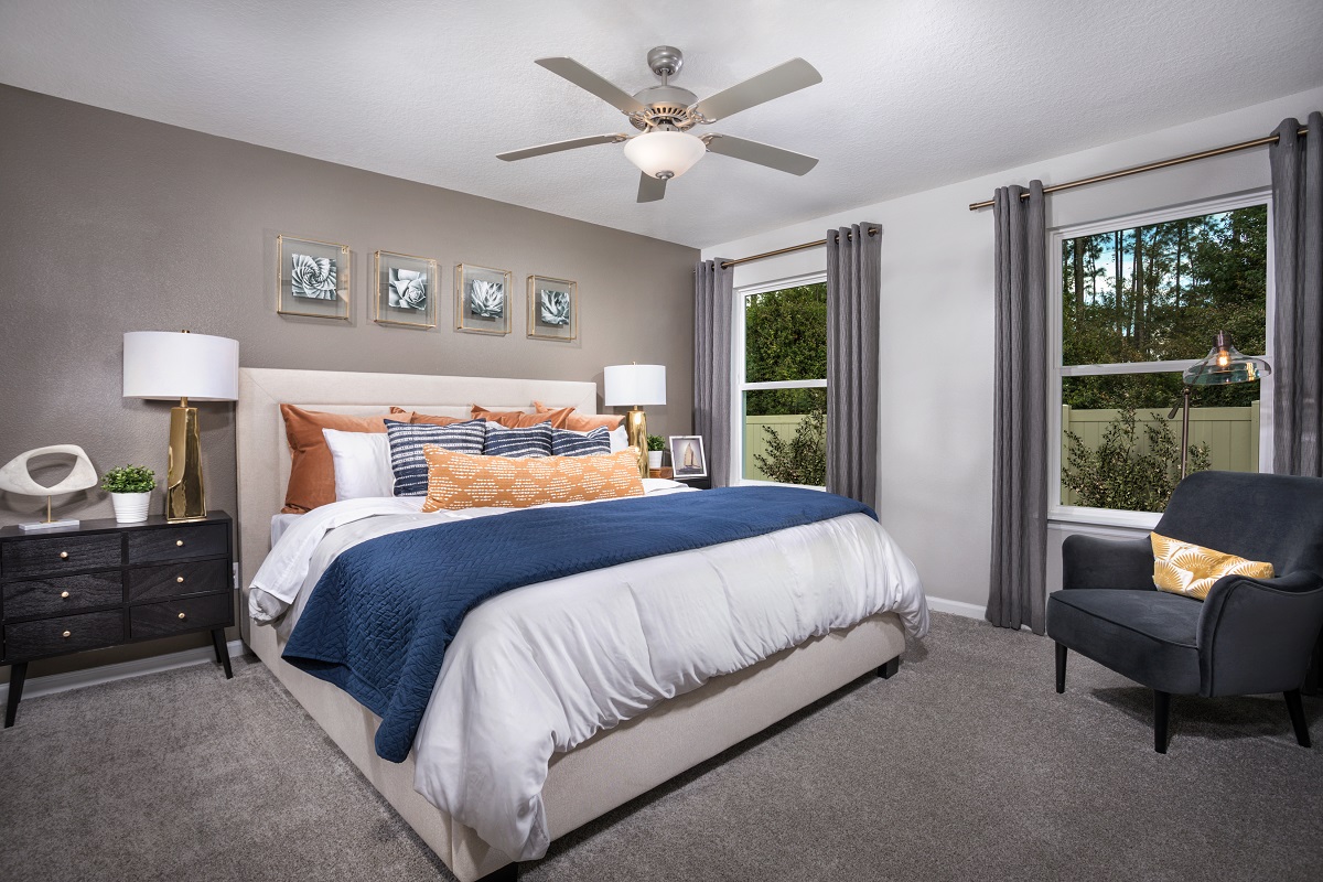 New Homes in St. Johns, FL - Brookside Preserve Plan 1638 Primary Bedroom 