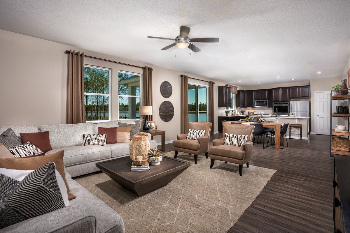 New Homes in Jacksonville , FL - Copper Ridge Plan 2566 Great Room