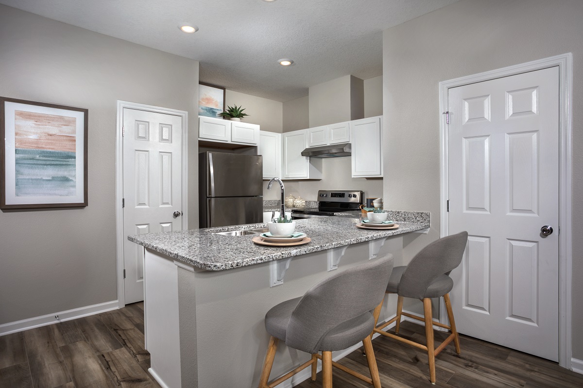 New Homes in Jacksonville, FL - Greenland Place Townhomes Plan 1155 Kitchen
