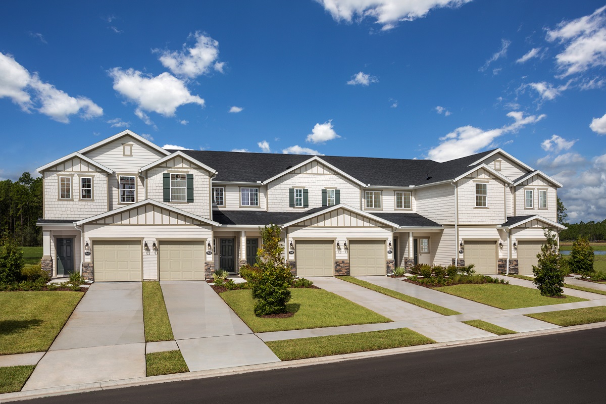 Browse new homes for sale in Meadows at Oakleaf Townhomes