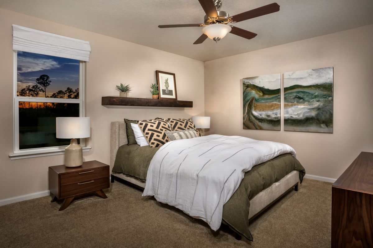 New Homes in St. Augustine, FL - Orchard Park Townhomes The Warren Primary Bedroom