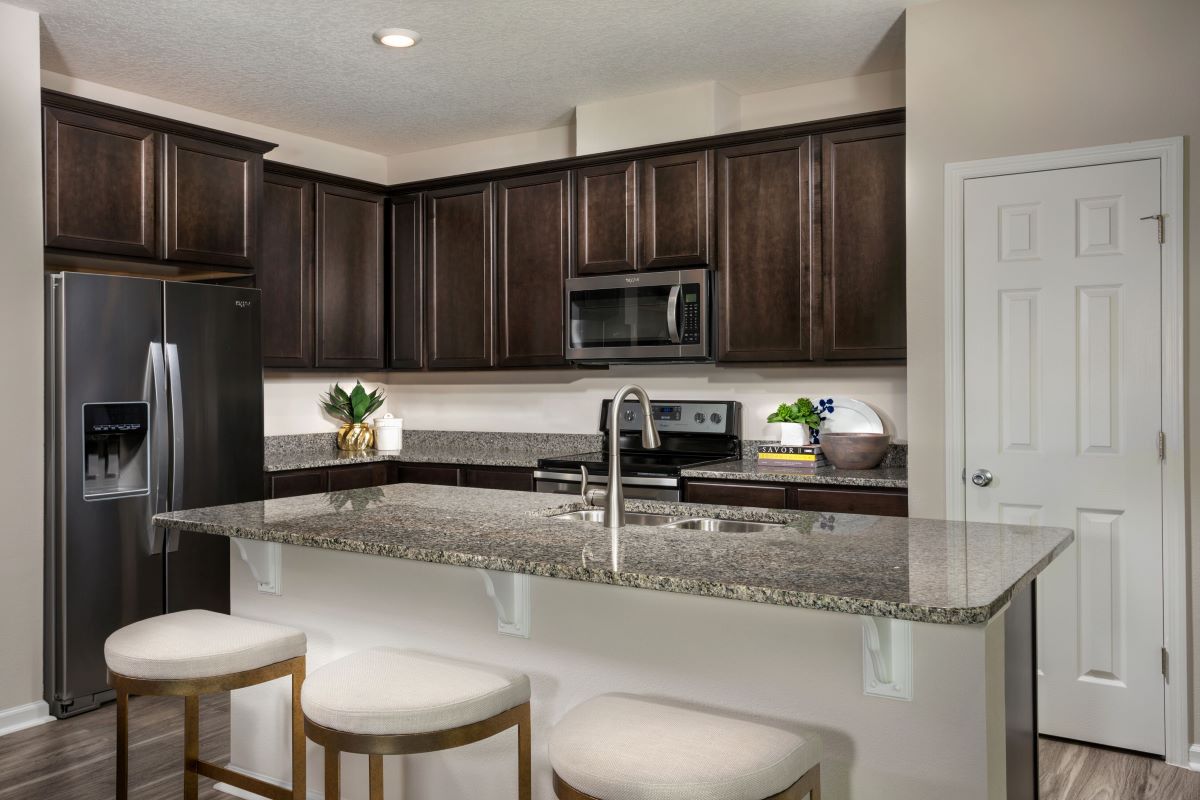 New Homes in St. Augustine, FL - Orchard Park Townhomes The Pearce Kitchen
