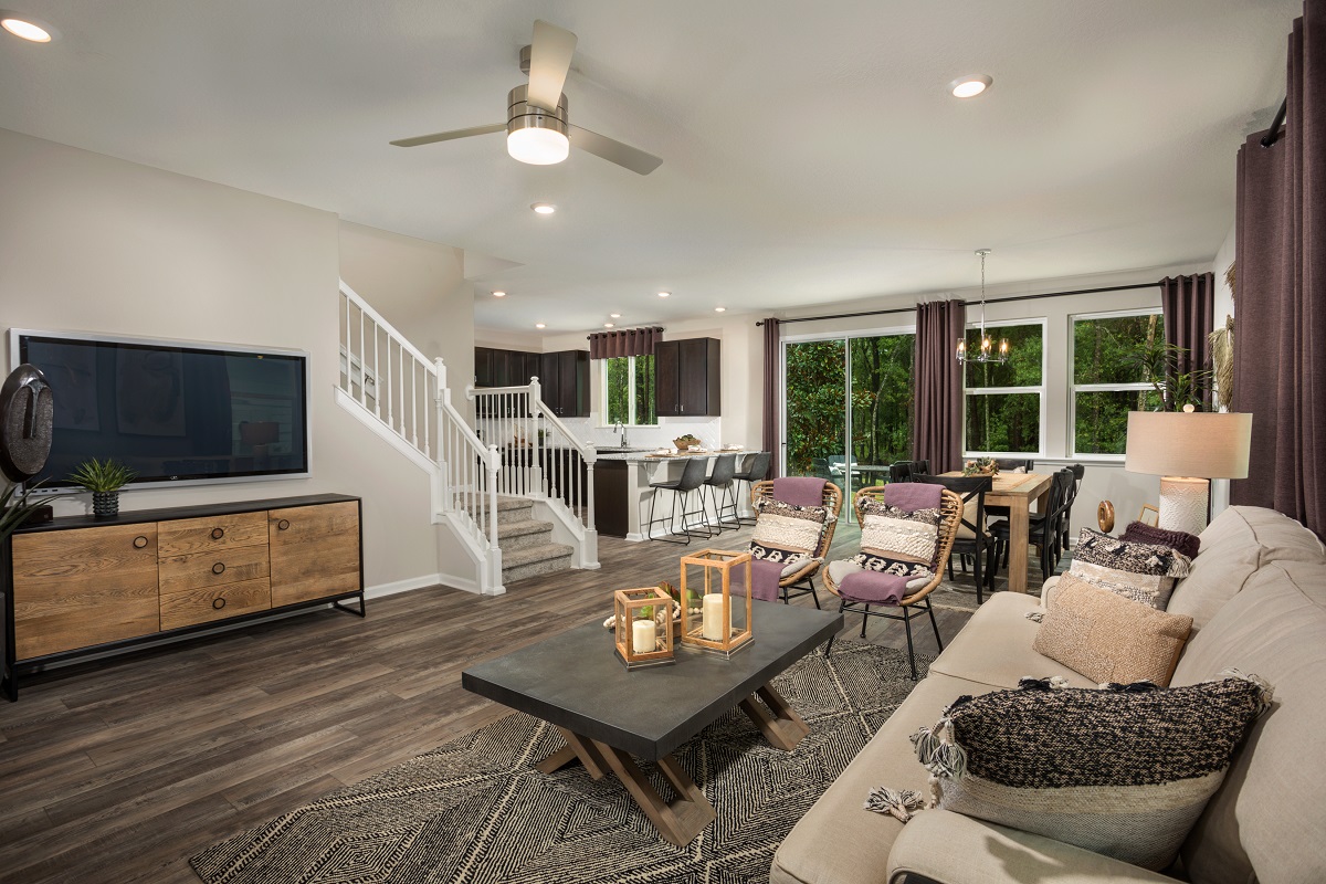 New Homes in Middleburg, FL - Pinewood Place Plan 2089 Great Room