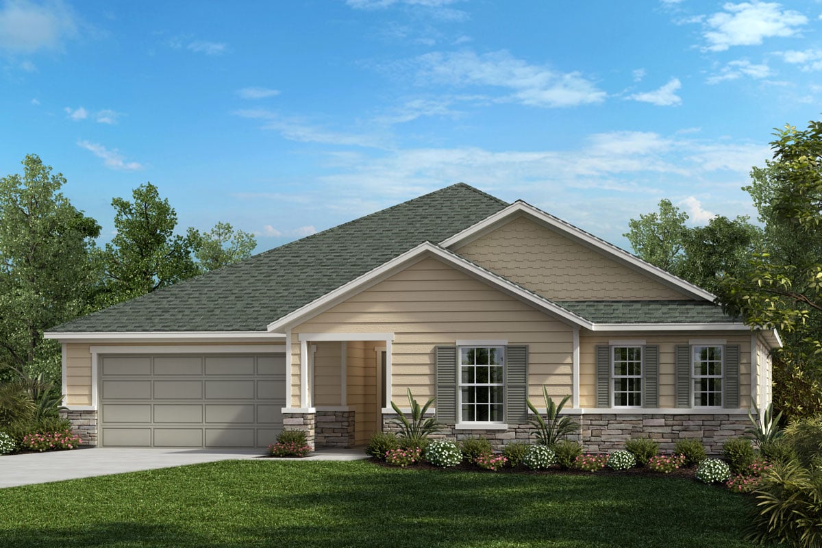 New Homes in St. Augustine, FL - Sabal Estates Plan 2336 Elevation N
