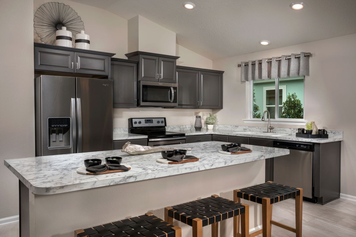New Homes in Jacksonville, FL - Sandler Lakes The Berkley Kitchen