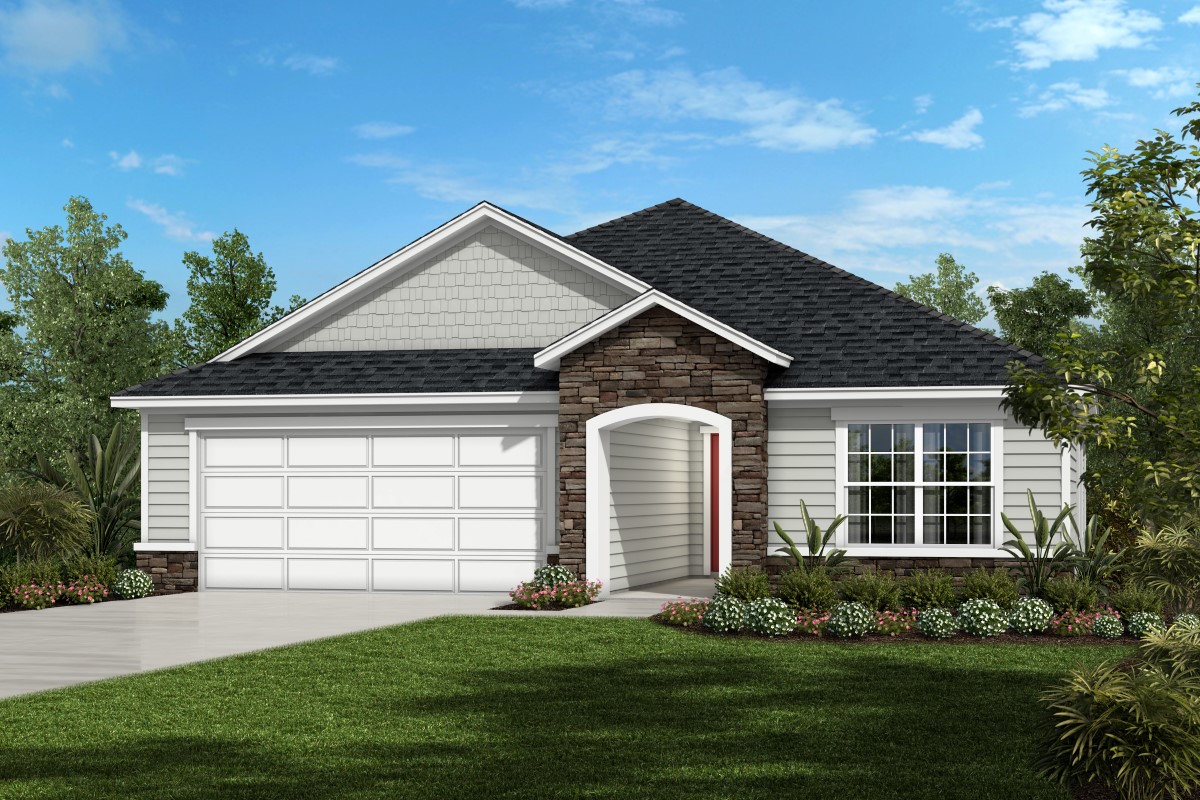 New Homes in Palm Coast, FL - Somerset - Executive Series Plan 2003 Elevation N