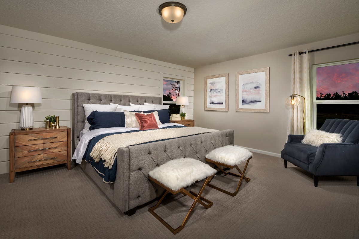 New Homes in Jacksonville, FL - The Preserve at Wells Creek The Hayden Primary Bedroom