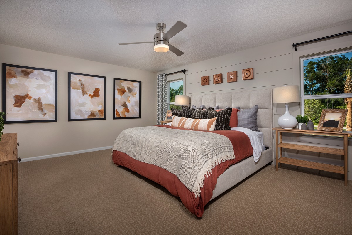New Homes in Palm Coast, FL - Whiteview Village Plan 1618 Primary Bedroom