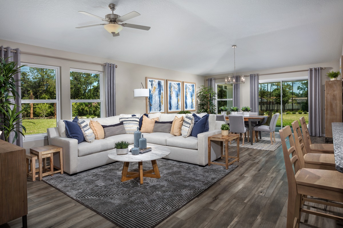 New Homes in Palm Coast, FL - Whiteview Village Plan 1891 Great Room