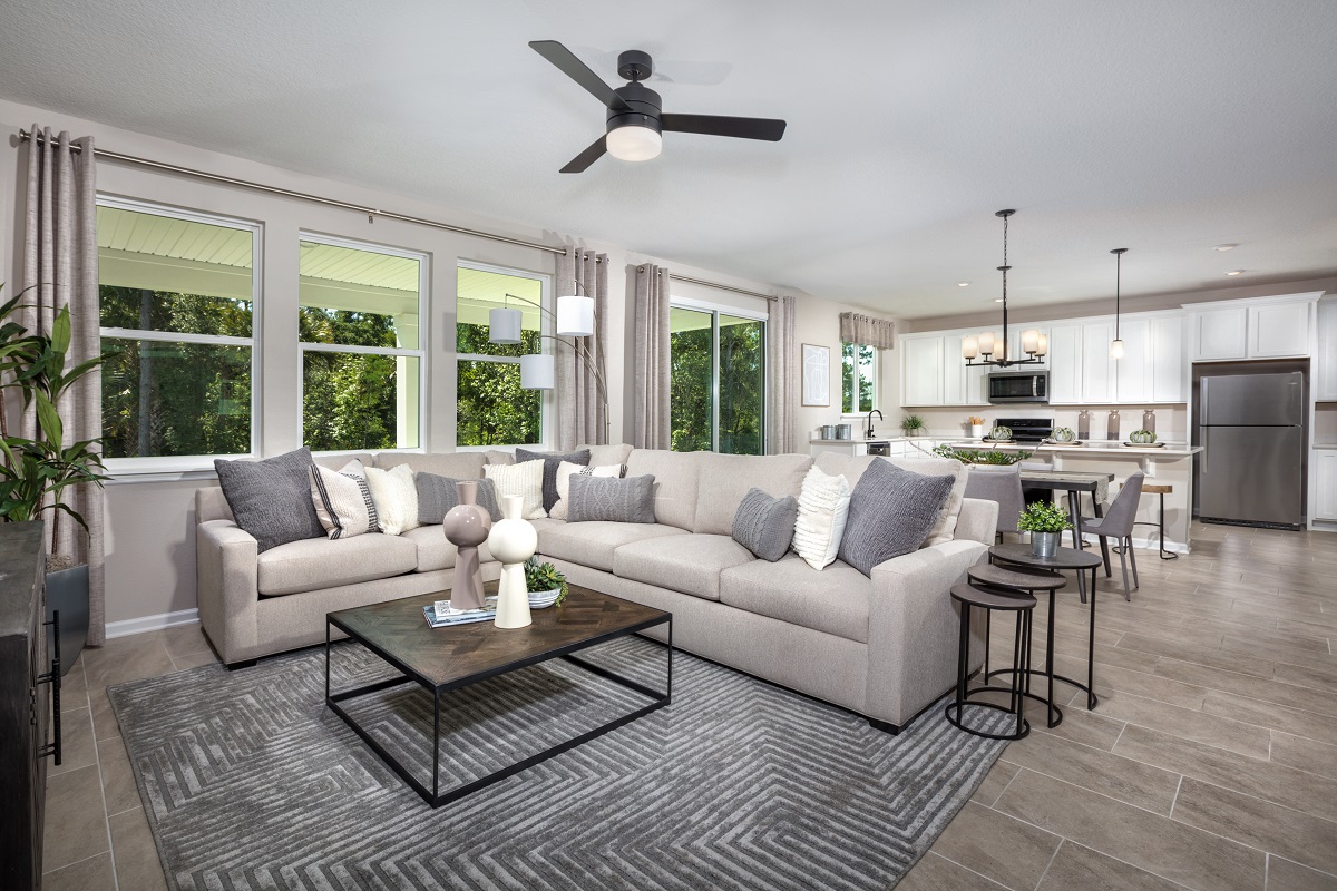 New Homes in Palm Coast, FL - Whiteview Village Plan 2353 Great Room