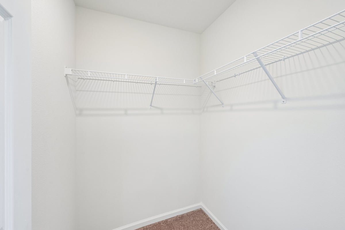 Primary walk-in closet