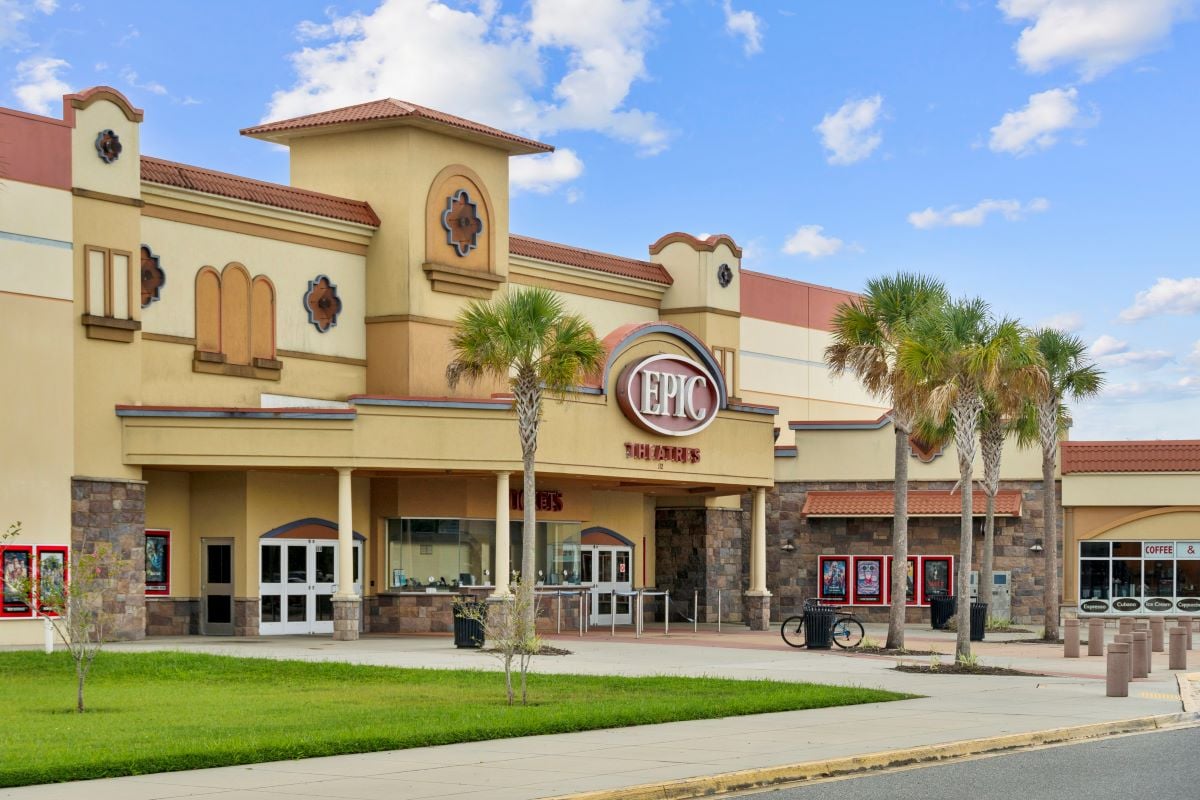 Just 8 minutes to Epic Theatres of St. Augustine