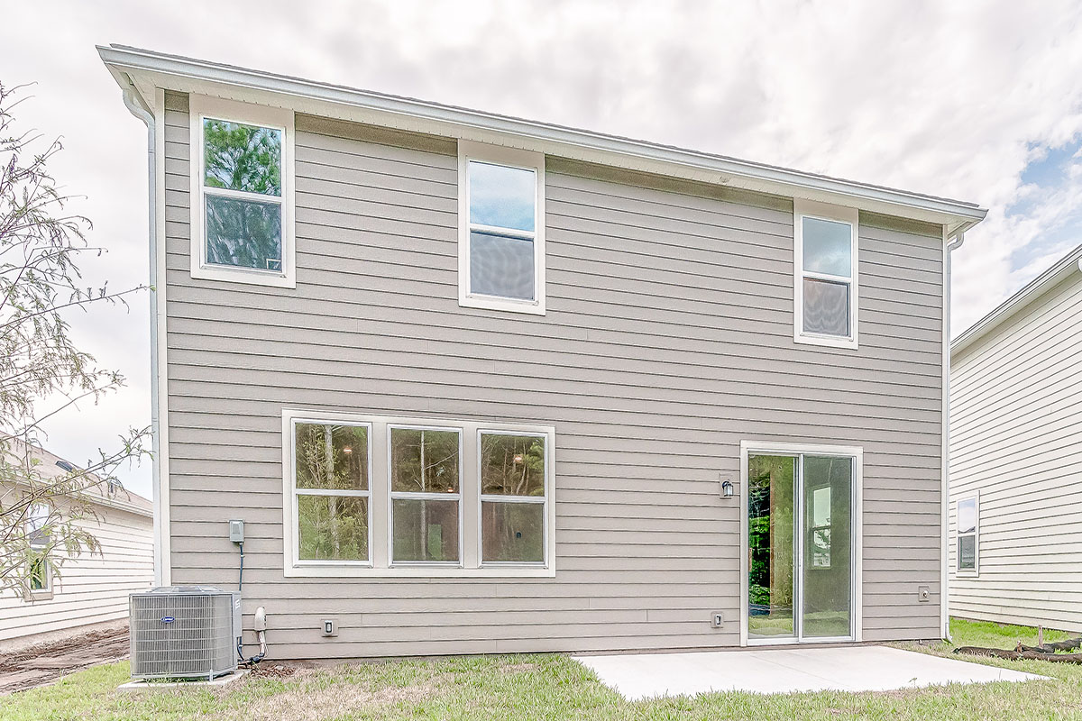 Rear exterior