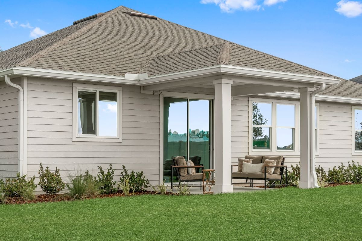 Covered patio