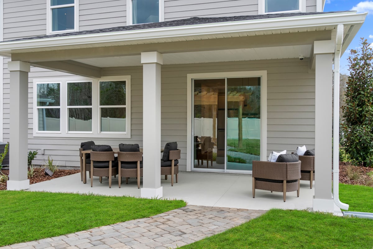 Back patio