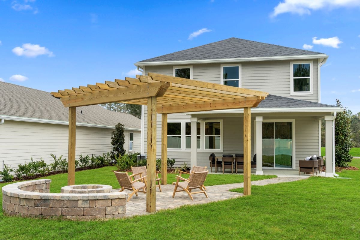 Covered patio