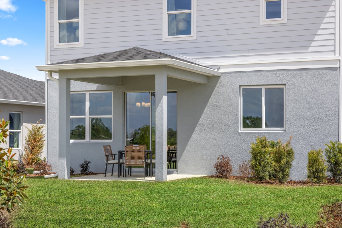 Covered patio