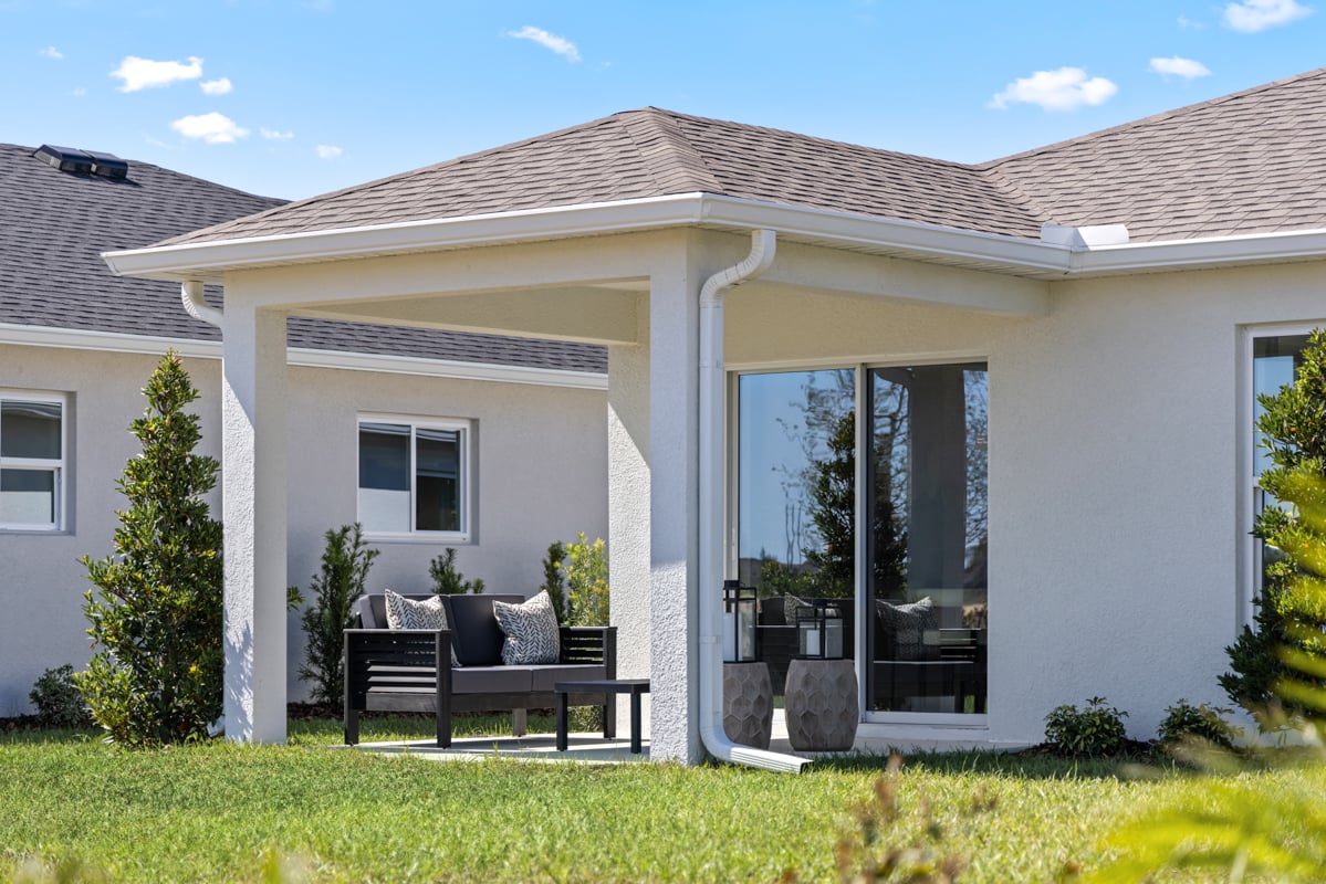 Covered patio