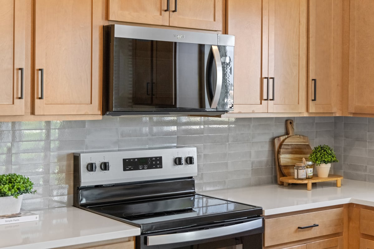 Tile backsplash