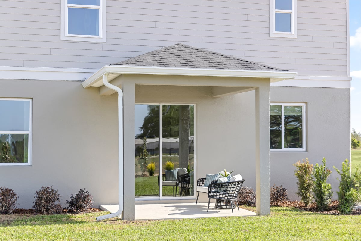 Covered patio