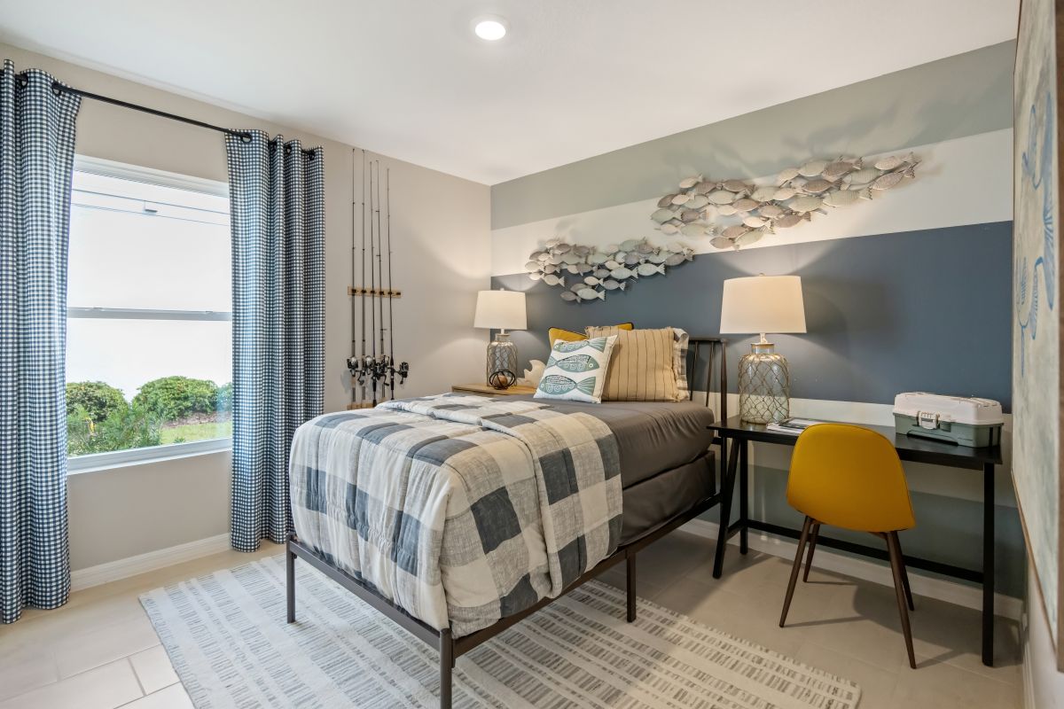 Spacious secondary bedrooms