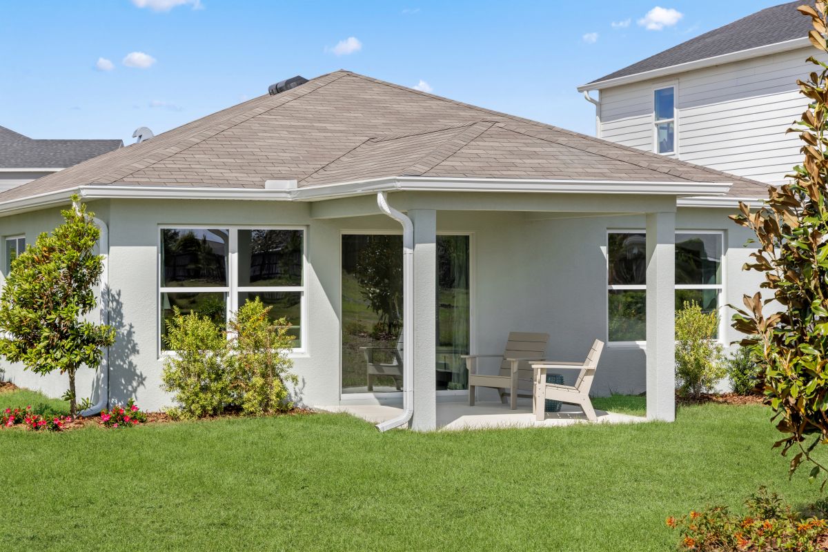 Covered patio