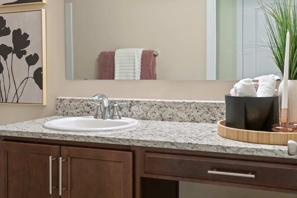 Spacious secondary baths