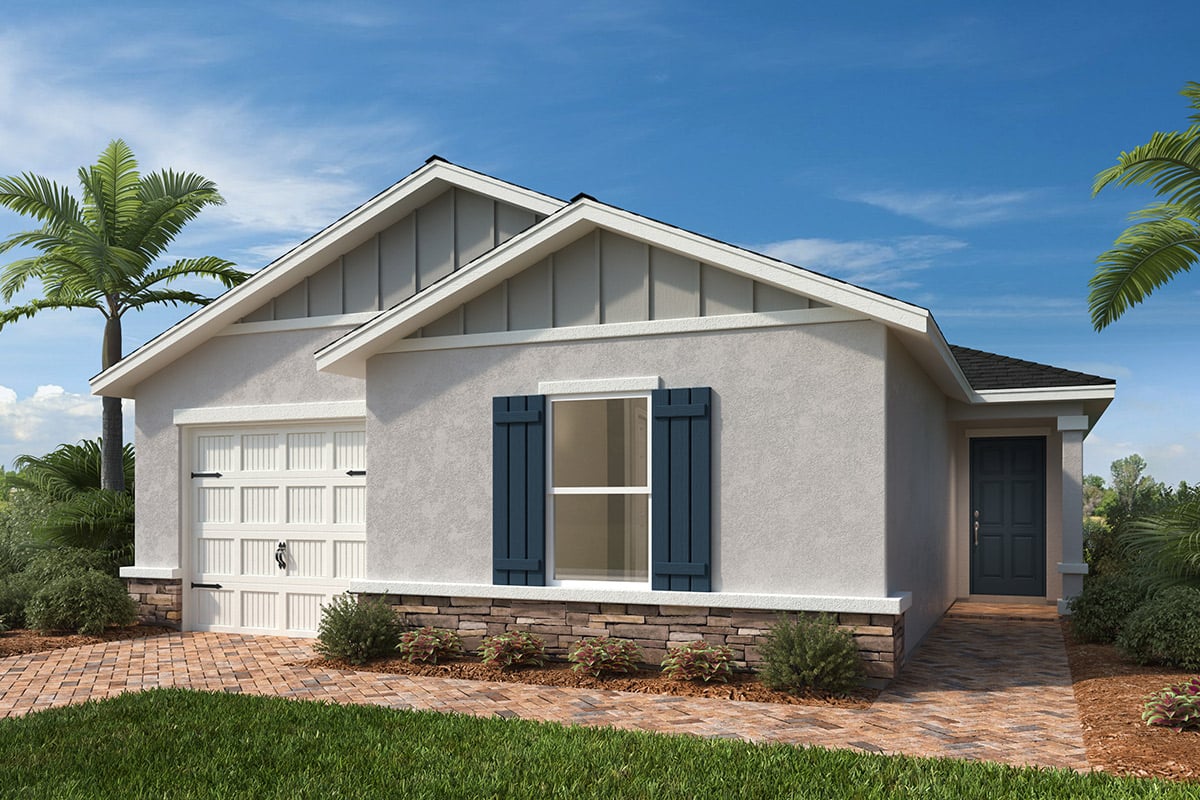 Exterior G with optional stone