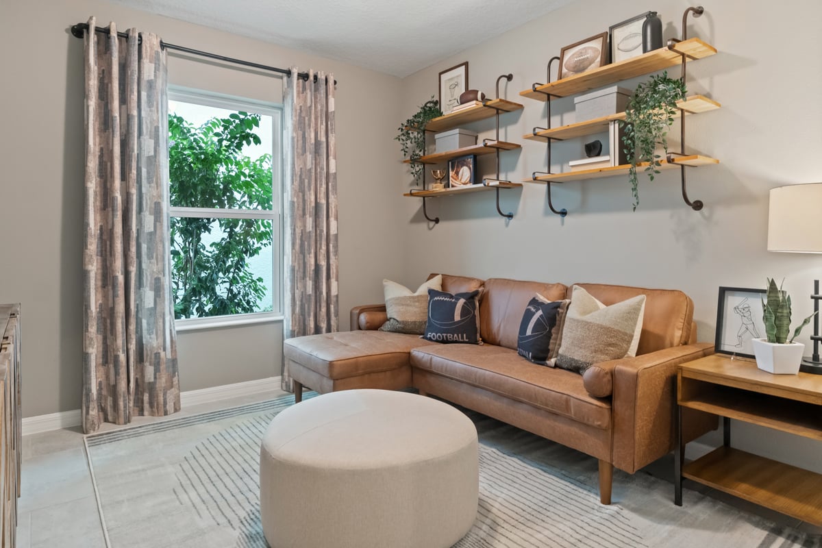 Spacious secondary bedrooms