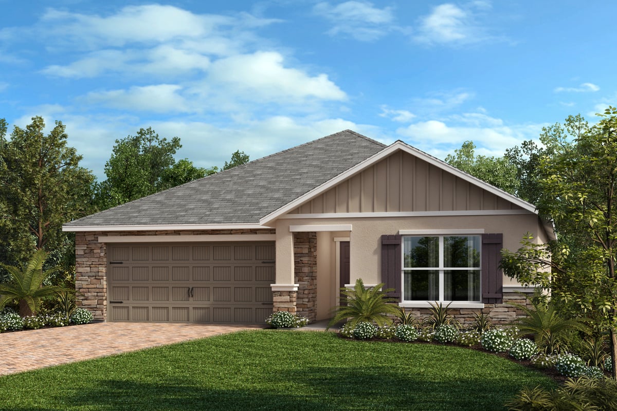 Exterior G with optional stone