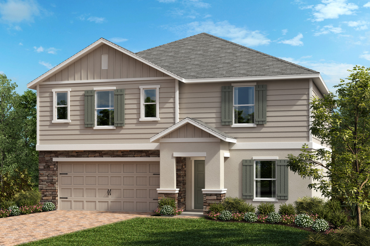 Exterior G with optional stone